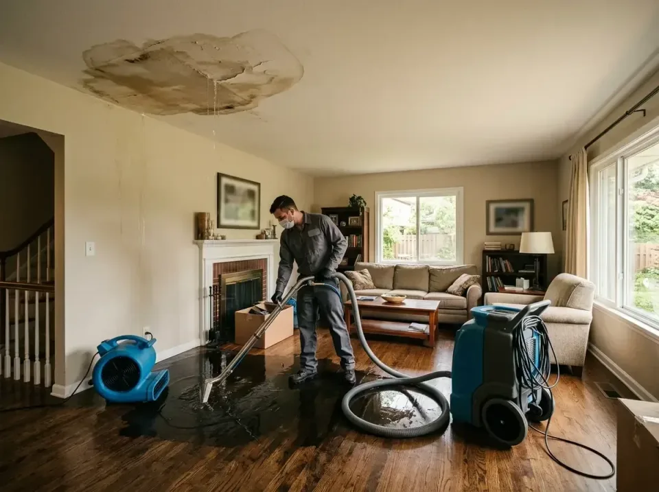 attic-pipe-burst-ceiling-drip-008 — frequently asked questions, Water Damage Restoration & Carpet Care in Rochester, NH